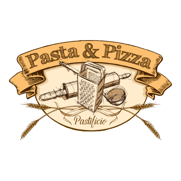 Pasta & Pizza Logo PNG Vector
