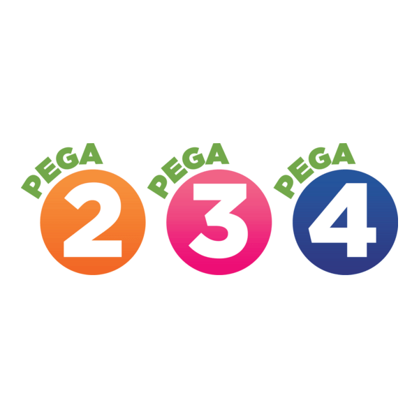 Pega-2-3-4 Loteria Logo PNG Vector