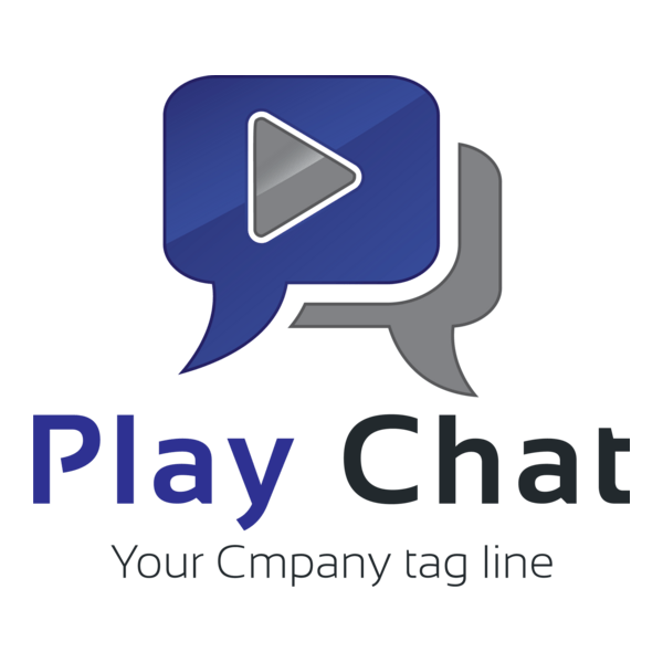 Play chat Logo PNG Vector