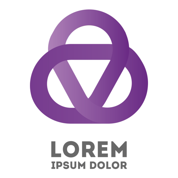 Purple abstract Logo PNG Vector