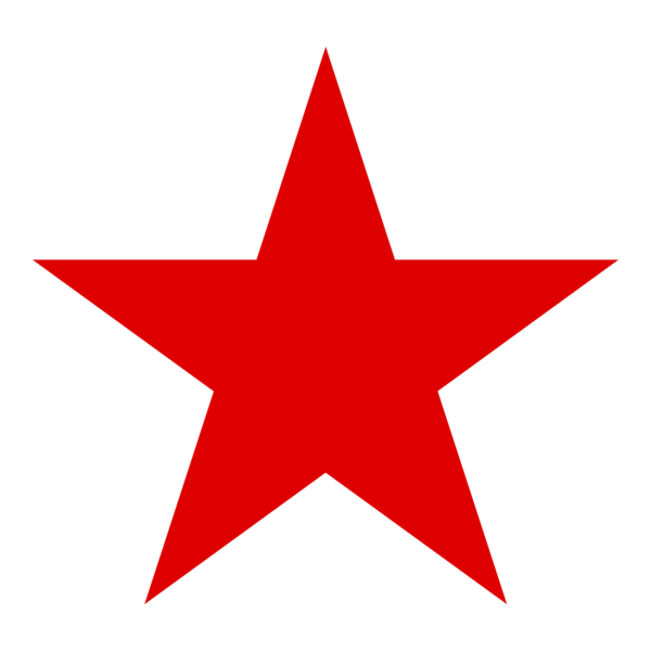 RED STAR Logo PNG Vector