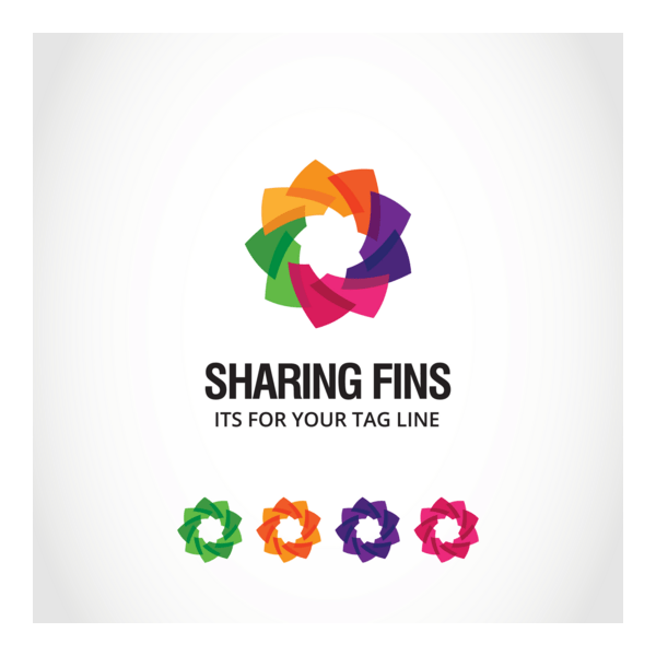 Sharing Fings Logo PNG Vector