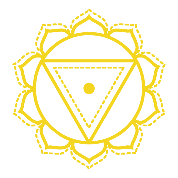 Solar Plexus Chakra Logo PNG Vector