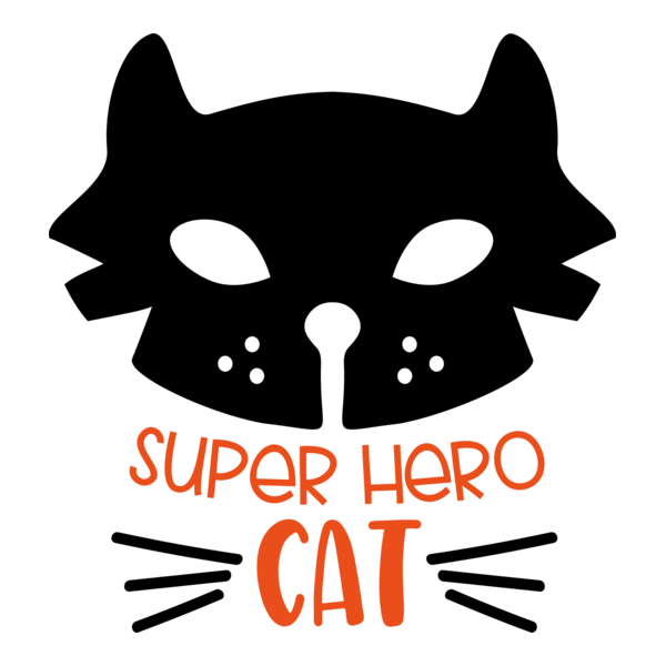 SUPER HERO CAT Logo PNG Vector