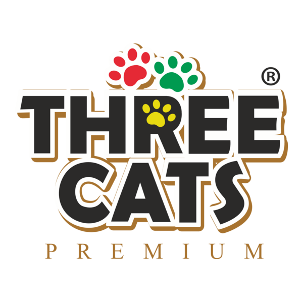 three Cats Logo PNG Vector