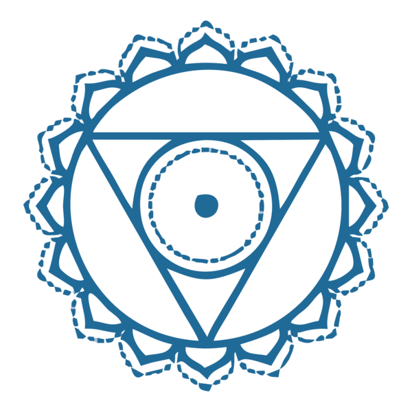 Throat Chakra Logo PNG Vector