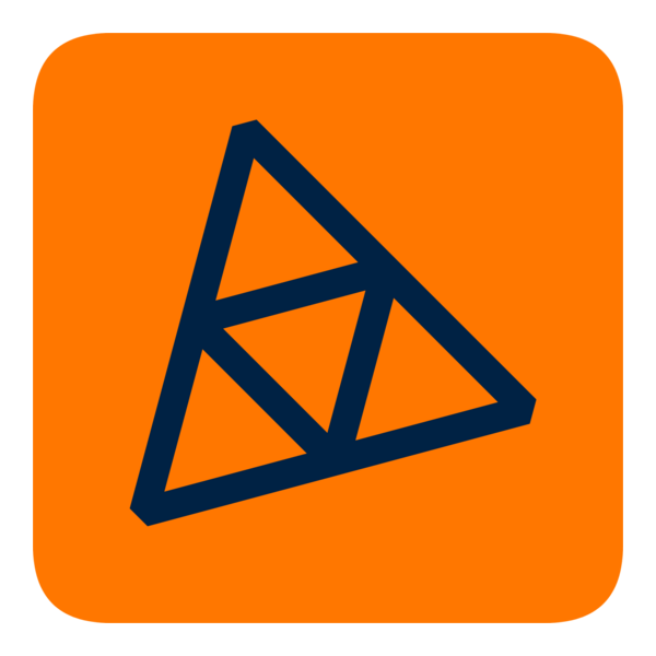 Triangular fractal Logo PNG Vector