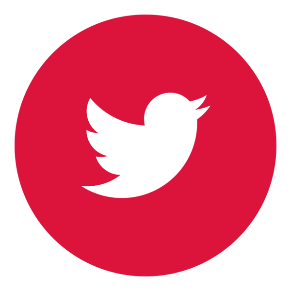 Twitter Red Canada Logo PNG Vector