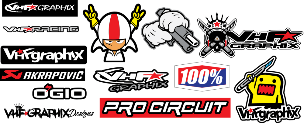 vhf graphix decals motocross Logo PNG Vector