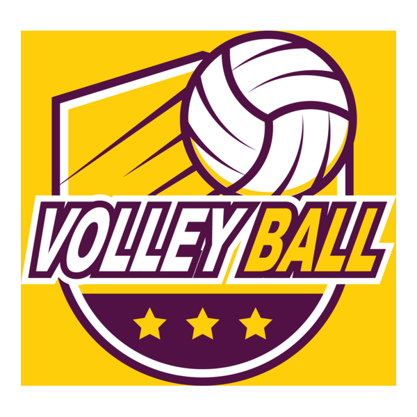 Volleyball Logo PNG Vector