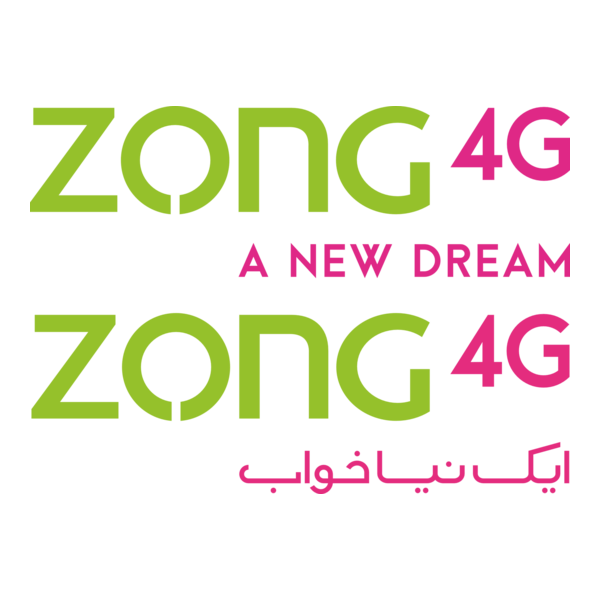 Zong 4G (Urdu + Eng) Logo PNG Vector