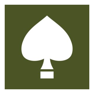 506th / 101st Airborne Helmet Spade Logo PNG Vector