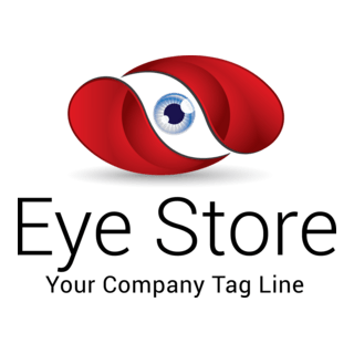 Abstract eye Logo PNG Vector