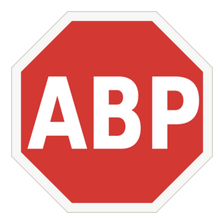 Adblock Plus Logo PNG Vector