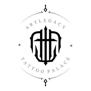Art Legacy Tattoo Palace Logo PNG Vector