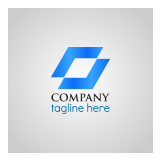 Blue Shape Logo PNG Vector