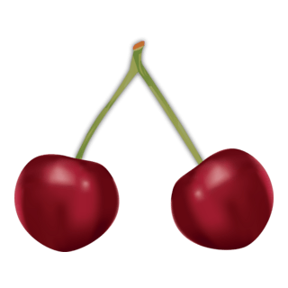 Cherry Mesh Logo PNG Vector