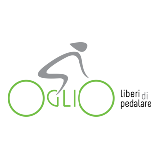 Ciclabile Ciclovia Fiume Oglio Logo PNG Vector