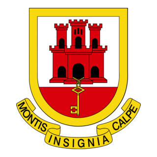 Coat of arms of Gibraltar Logo PNG Vector