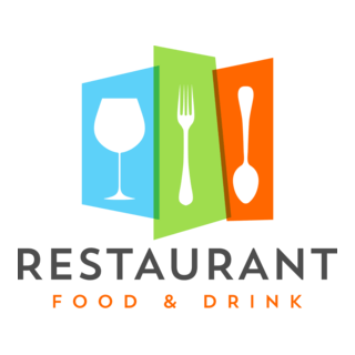 Colorful restaurant Logo PNG Vector