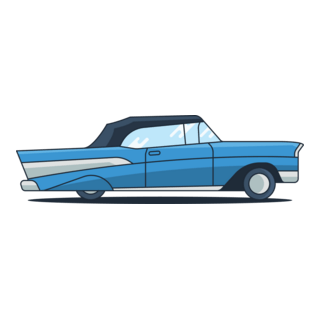 Coloured car Logo PNG Vector