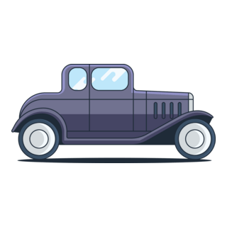 Coloured car Logo PNG Vector