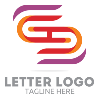 Coloured Letter S Logo PNG Vector