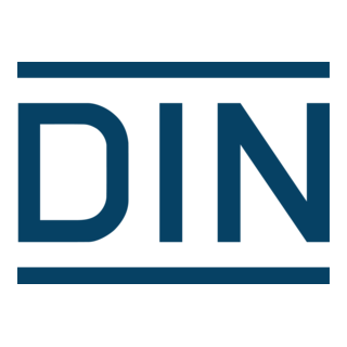 Deutsches Institut für Normung (DIN) Logo PNG Vector