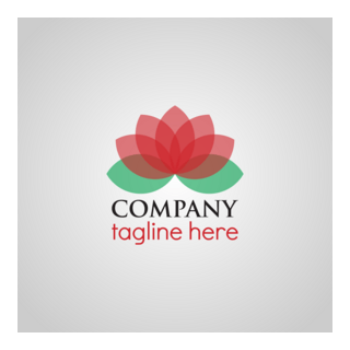 Flower shape Logo PNG Vector
