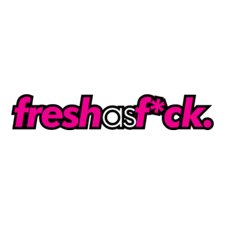 fresh as f*ck Logo PNG Vector