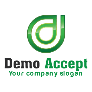 Geometric green circular Logo PNG Vector