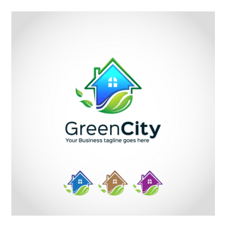 green city Logo PNG Vector