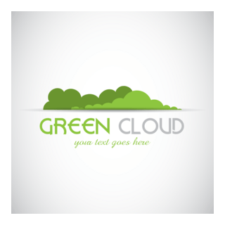 green cloud Logo PNG Vector