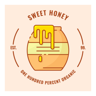 Honey Logo PNG Vector