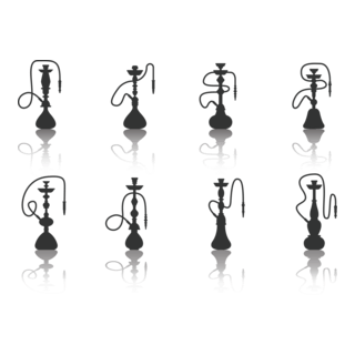 Hookah Logo PNG Vector