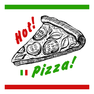 Hot pizza Logo PNG Vector