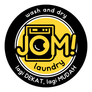 Jom Laundry Logo PNG Vector