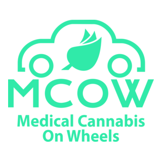 Medical Cannabis on Wheels Logo PNG Vector