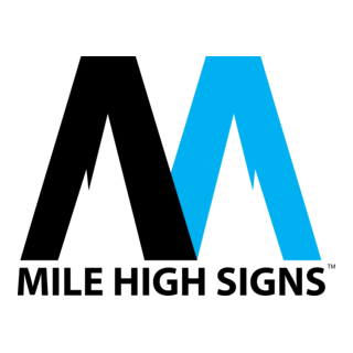 Mile High Signs Logo PNG Vector