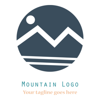 montañas Logo PNG Vector