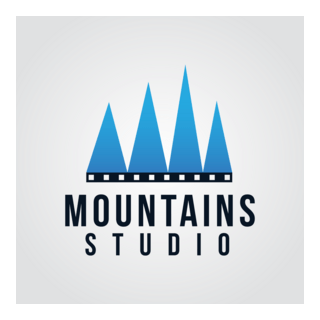 Mountains studio Logo PNG Vector