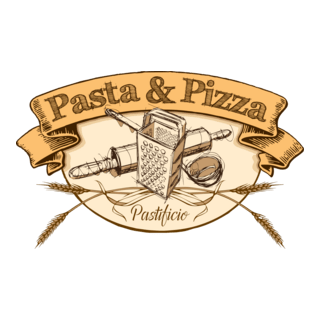 Pasta & Pizza Logo PNG Vector