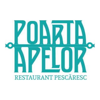 Poarta Apelor Restaurant Logo PNG Vector