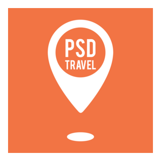 PSD Travel Logo PNG Vector