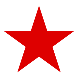 RED STAR Logo PNG Vector