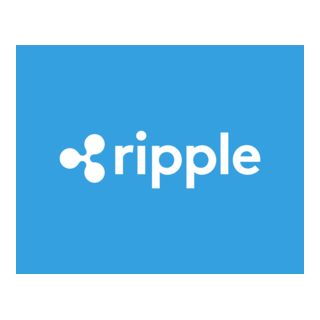 RIPPLE (XRP) WHITE Logo PNG Vector