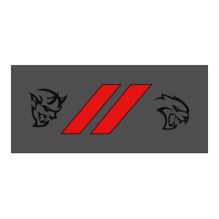 SRT Dodge Demon and Hellcat Logo PNG Vector