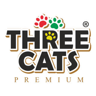 three Cats Logo PNG Vector