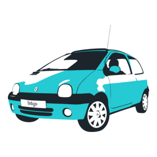 Twingo Silhuet Logo PNG Vector