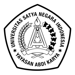 Universitas Satya Negara Indonesia Logo PNG Vector